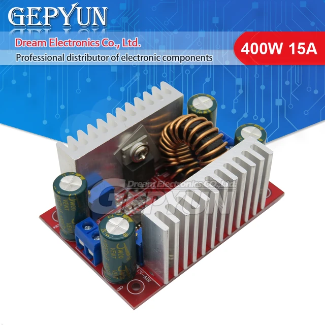 DC 400W 15A Step-up Boost Converter Constant Current Power Supply LED  Driver 8.5-50V to 10-60V Voltage Charger Step Up Module - AliExpress