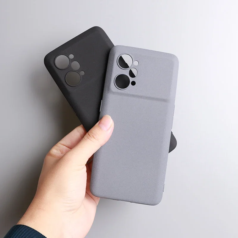 Slim Matte Sandstone Silicone Anti-Slip Phone Case