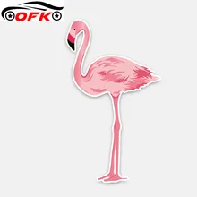 

Interesting Flamingos Decor Car Sticker Personalized Bumper Window Decoration.