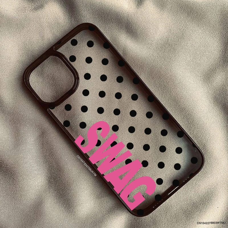 รูปสินค้า เคสใสลายอักษร ป้องกันรอย iPhone 17 Pro Max