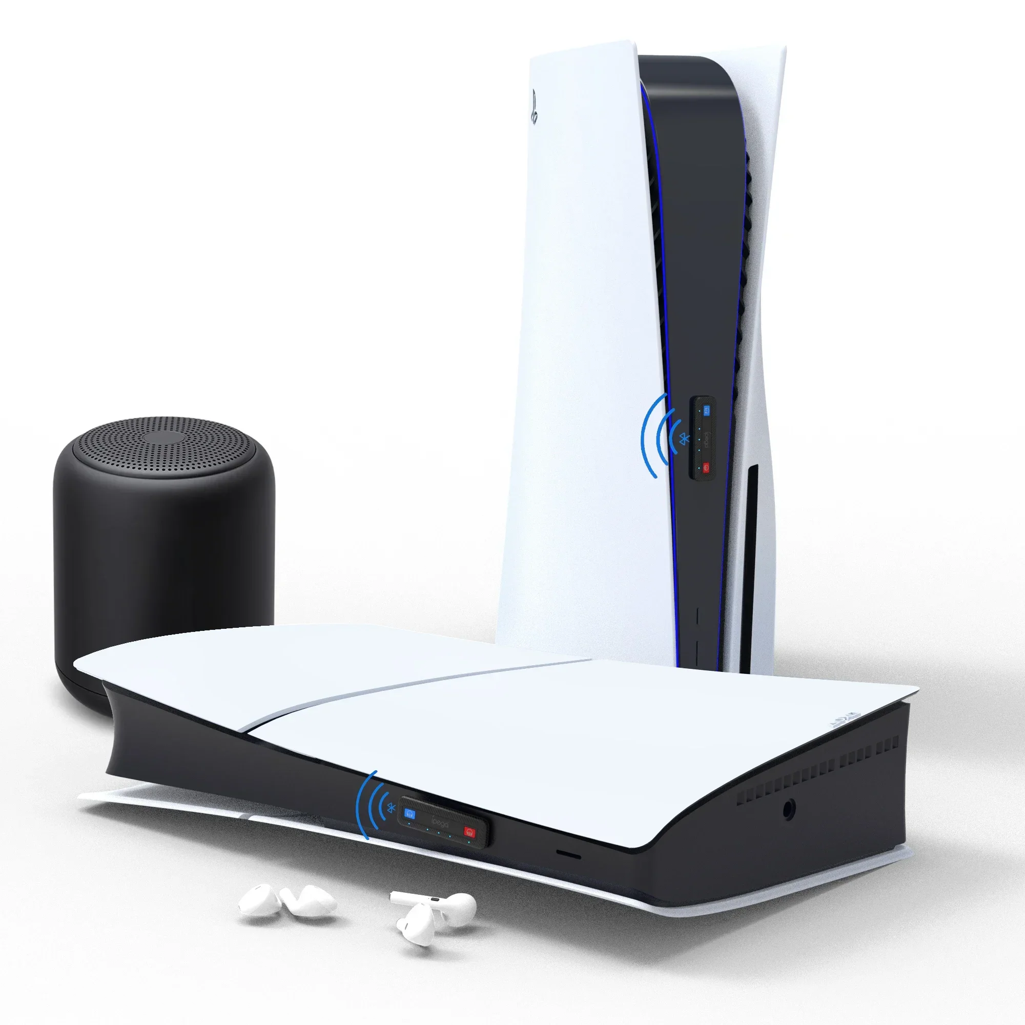 For PS5 slim Controller Bluetooth 5.0 Converter Receiver audio adapter mini receiver For PS5 host wireless headphone adapter