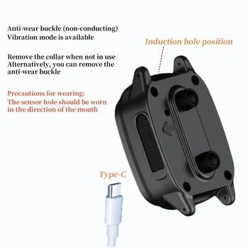 Waterproof Dog Bark Collar,Rechargeable Anti-Bark Collar For Dog Stop Barking,Dog Vibration Training Collar For Small,Medium Dog 3