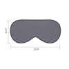 1pc Double-Sided Warm And Cool Feeling Sleep Eyeshade Blindfold Adjustable Strap Travel Blackout Eyemask Bicolor Unisex Eyepatch 6