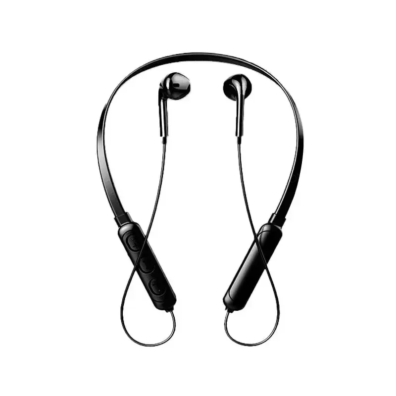 Wireless Bluetooth Headset NeckHanging Stereo Noise Reduction Universal Sports Headset Microphone 6