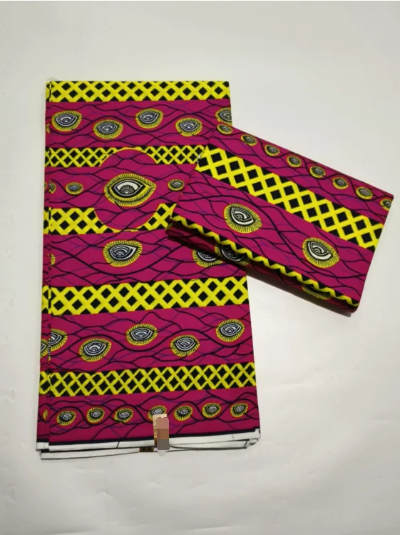 

Ankara Fabric African Real Wax Print 100% Cotton New design 2021 Tissus Wax Africain Patchwork Fabric for Dress 6yards