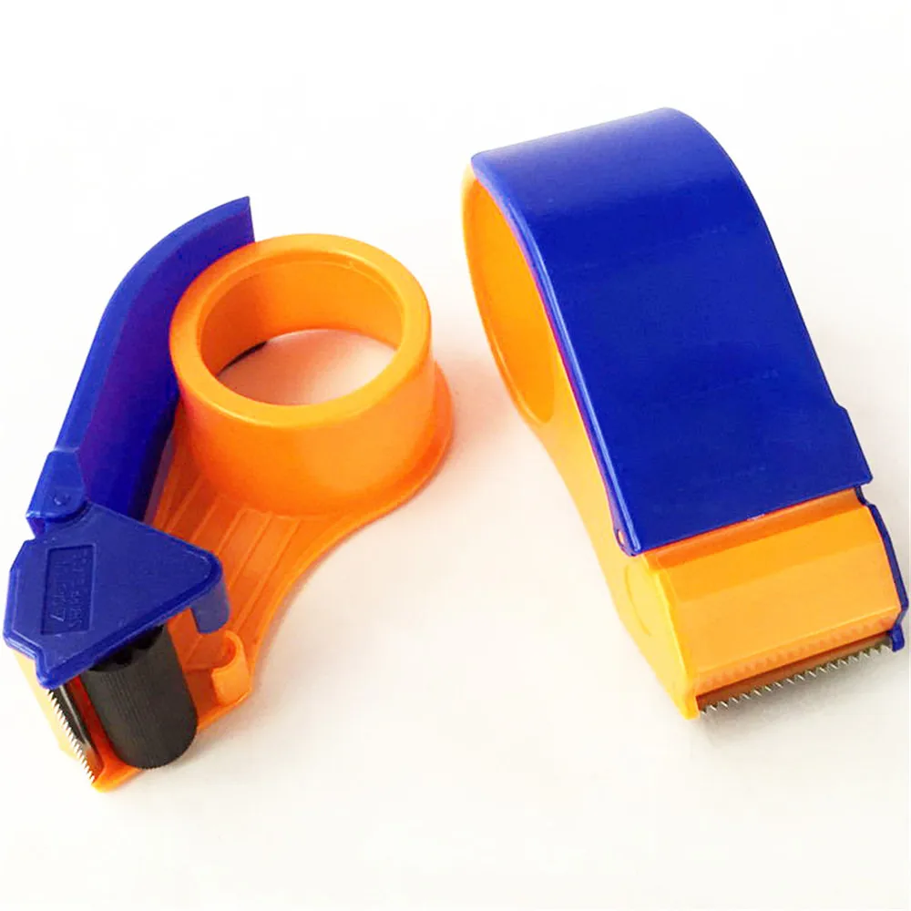 Durable Plastic Tape Dispenser with Roller Cutter
