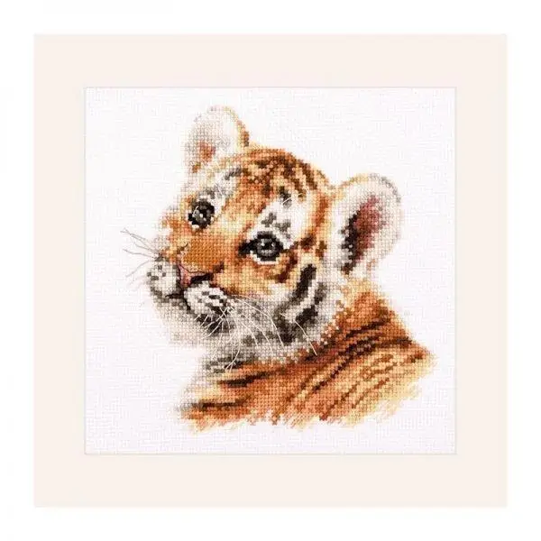 Alisa-Cross Stitch Sets Embroidery Needlework Kits 1-33 Little Tiger 26-26 16CT 14CT 18CT DIY