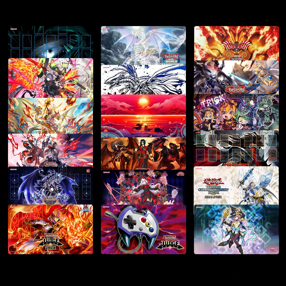 Deluxe Yugioh Trading Card Game Playmat - Premium Table Mat, 600x350mm