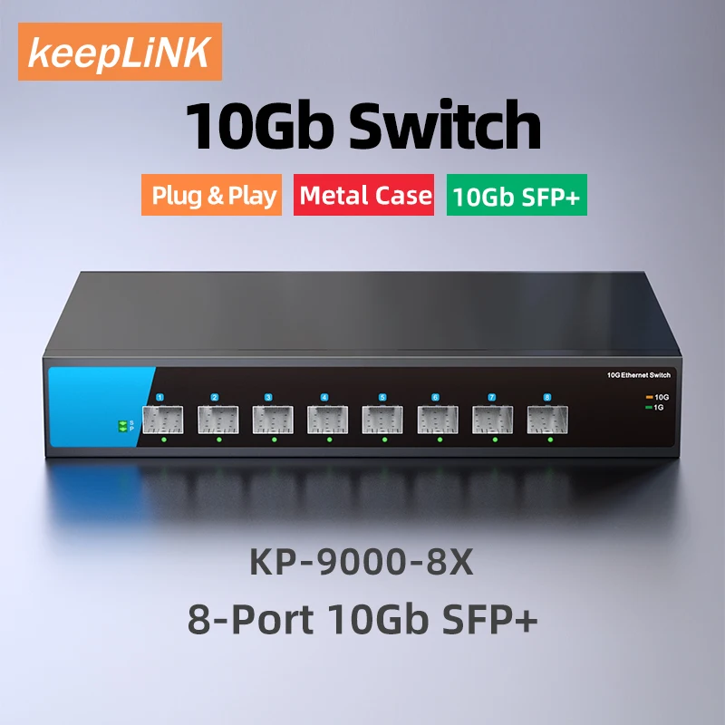 Sfp + スイッチ、8ポート、10GB - AliExpress