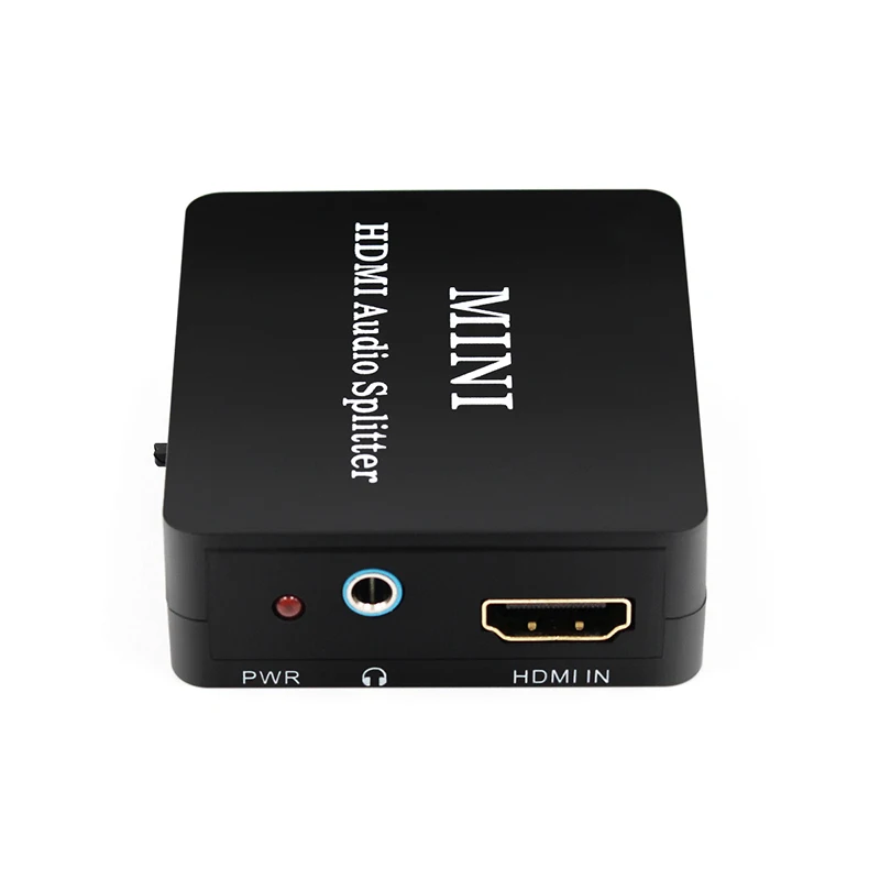 HDMI Audio Extractor Splitter Adapter HDMI to Optical/TOSLINK/SPDIF +R/L Analog Audio Converter Support 2.0/5.1CH
