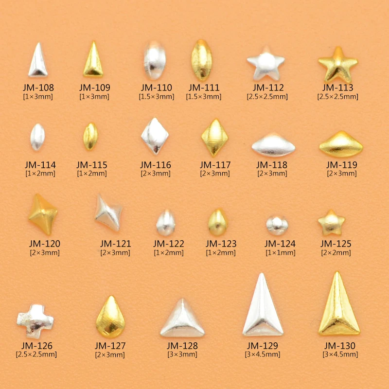 

5MM 161Designs NEW JAPAN 5000PCS/Pack METALLIC NAIL ART ACRYLIC STUDS STUD GEMS CRYSTAL RHINESTONES DIMONTE SQUARES. MLE5014