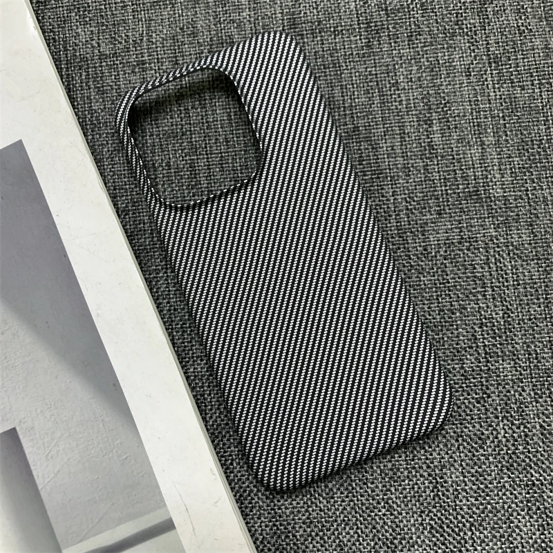 Carbon Fiber Texture Track Pattern Protective Phone Case - Hard PC Back Cover