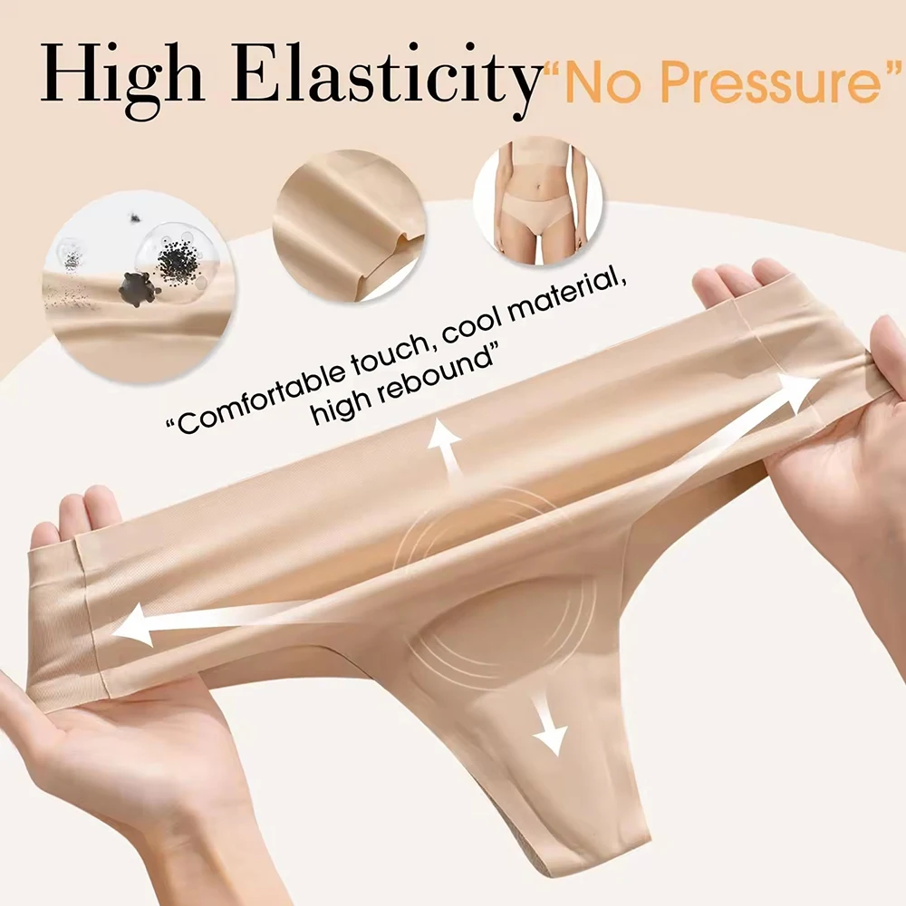 1/3Pcs Anti Camel Toe Panties Cameltoe Proof Underwear Camel Toe Concealer Thongs Seamless Panties Under Leggings seamless panties