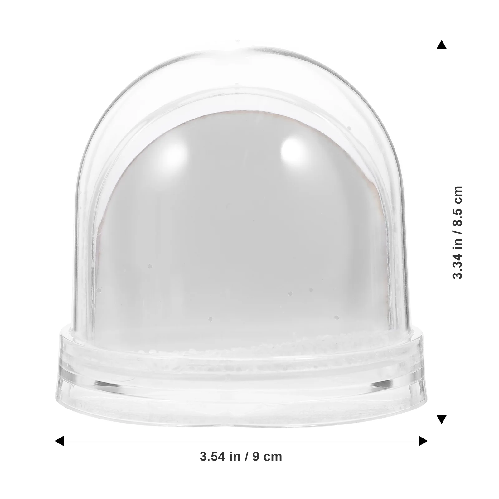 Snow Globe for Picture Display Sublimation Snow Globe Picture DIY