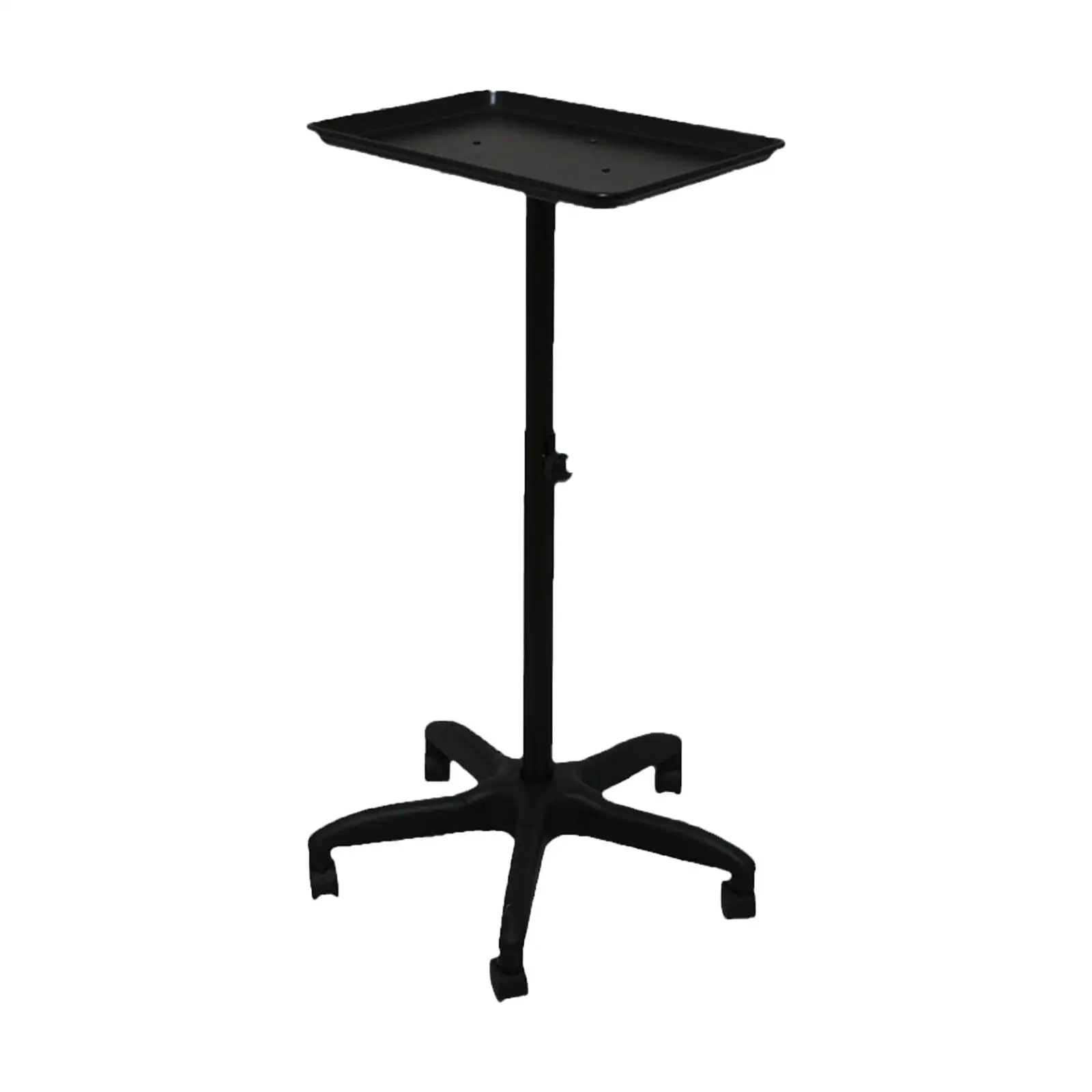 Salon Trolley with Universal Wheels Professional Portable Salon Organizer Adjustable Height from 23.62\'\' to 43.31\'\' Beauty Tool