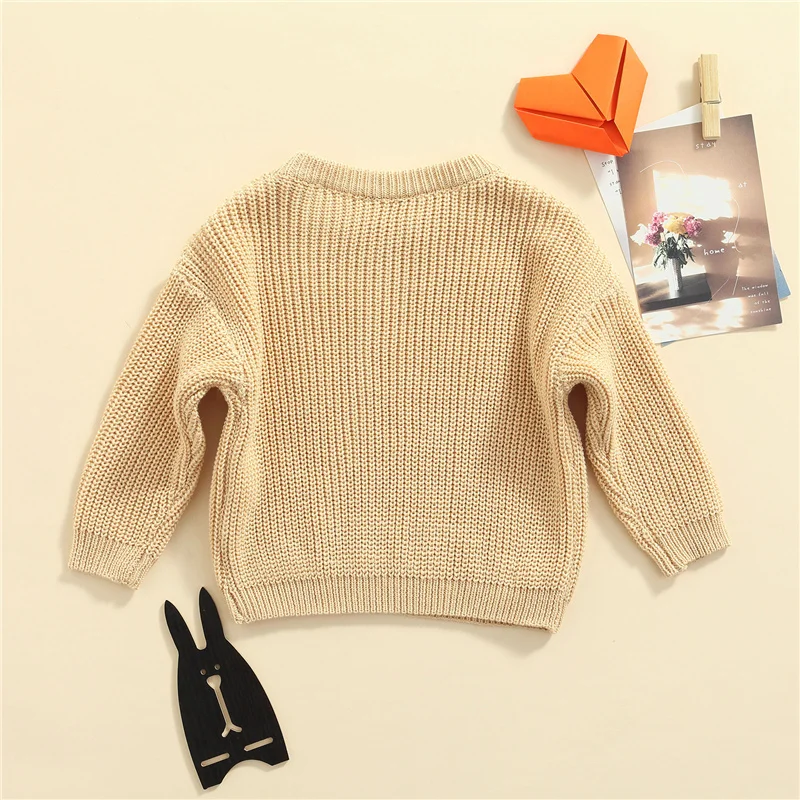 Newborn & Toddler Knitted Pullover Sweater 5