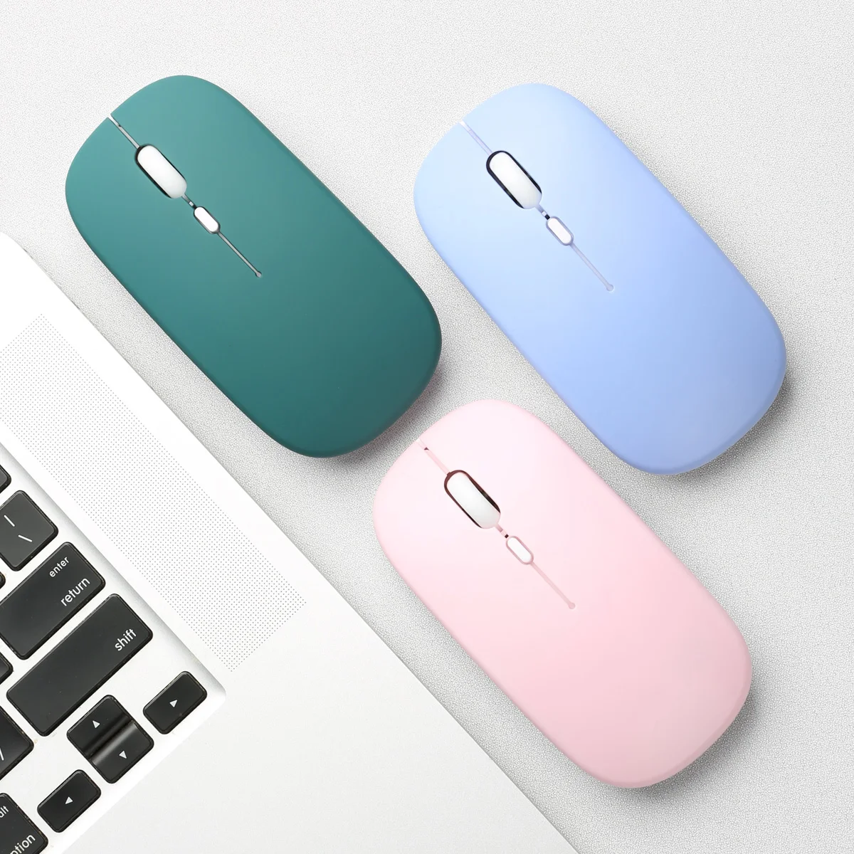 Bluetooth Mouse Laptop BT 5.0 Computer Portable PC Compatible Mac MacBook Pro Air