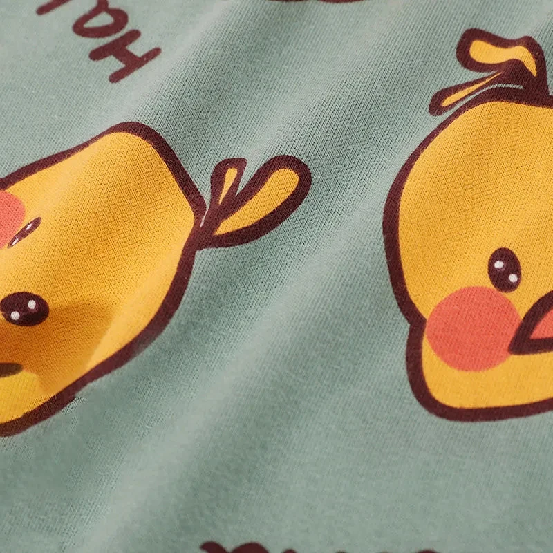 Pantaloncini estivi da donna con maniche Shor Pamas, 2 pezzi, giapponese, allentato, Kawaii, Caroon, Sain, abito da casa, intimo_voghion.com