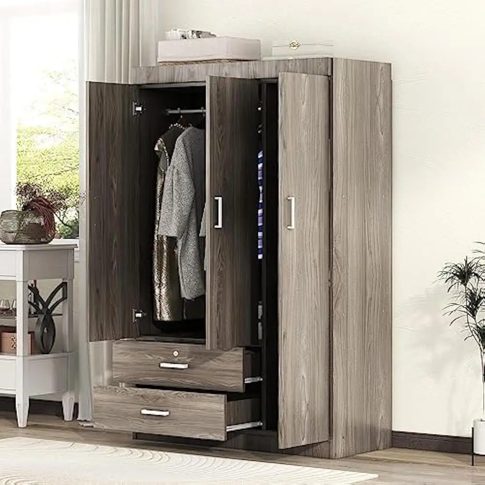 3-Door Wardrobe Cabinet 1