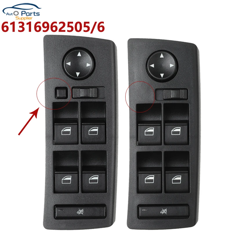 

New 61316962506 61316962505 Car Power Window Lifter Switch Window Regulator Switch Button for BMW X5 E53 X5 3.0i 4.4i 4.6 4.8