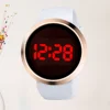 Men and Women LED Alloy Wristbands Electronic Watch Fashion Touch Screen Digital Watch Bracelet Birthday Gift Wrist Watch Electr 1
