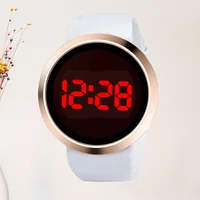 Men and Women LED Alloy Wristbands Electronic Watch Fashion Touch Screen Digital Watch Bracelet Birthday Gift Wrist Watch Electr 1