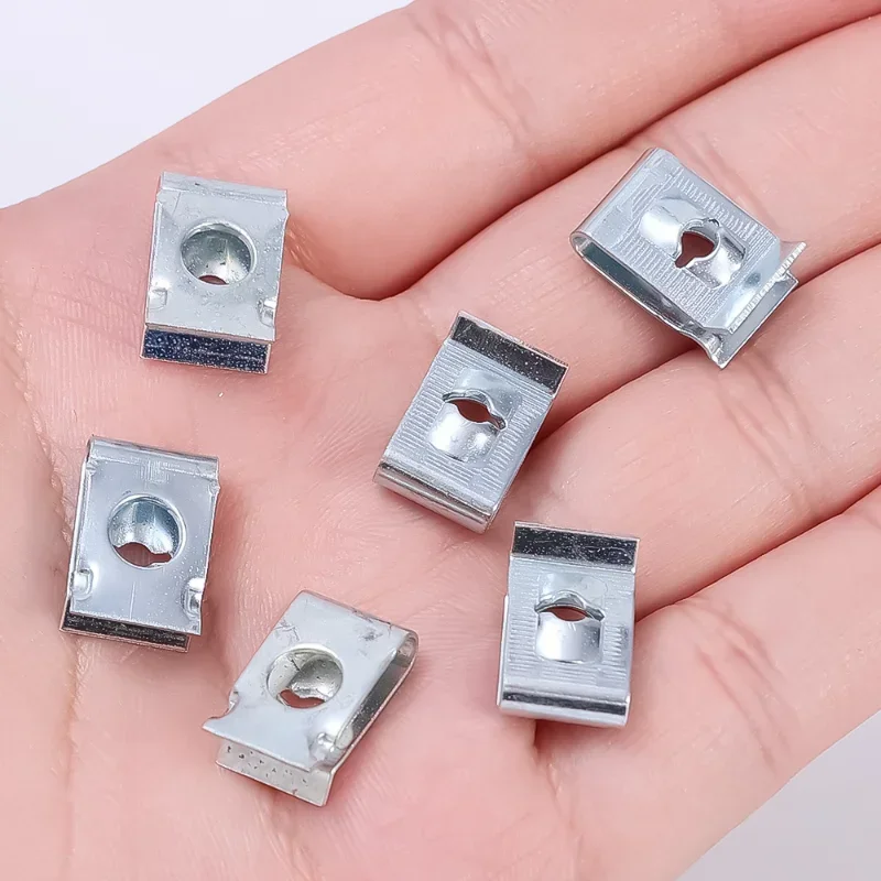 CLIP GUARNIZIONE IN Metallo Auto Tipo U Corpo Pannello Porta - Foto 11