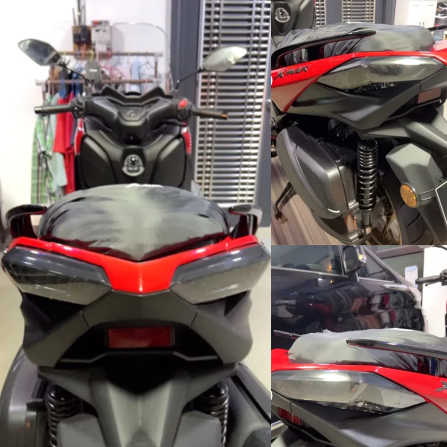 For modified yamaha xmax300 part rear light taillamp shield cover for Yamaha XMAX250 300 -