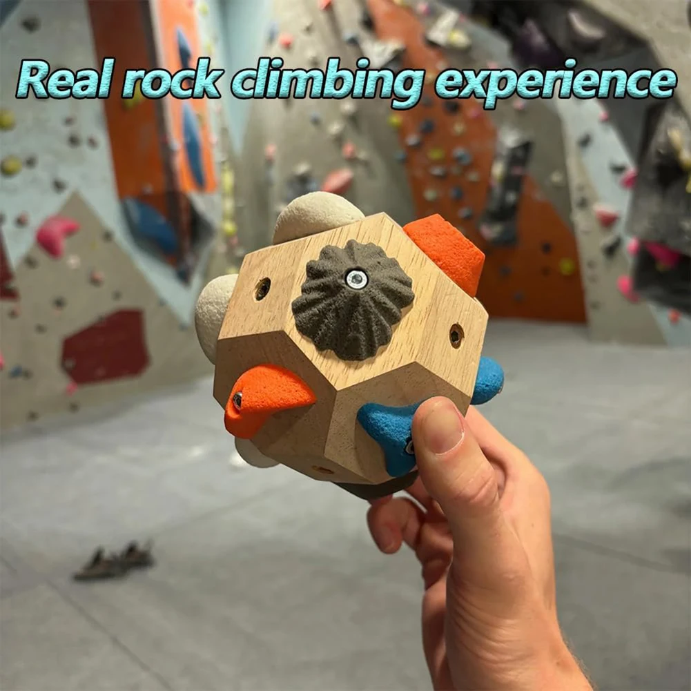 Handcrafted Boulder Block Climbing Training Ball Handmade Giant Stones Enhance Strength Precision Ornament Climbing Holds Gifts