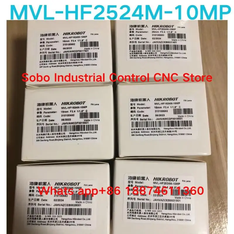 최신 산업용 렌즈, MVL-HF2524M-10MP, 1000만 화소, 타겟 크기 1/1...