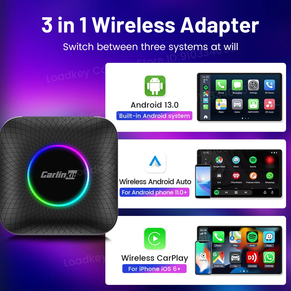 CarlinKit Tbox Ambient 8+128GB