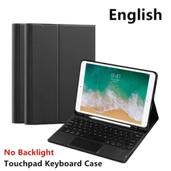 AJIUYU Magic Wireless Bluetooth Keyboard Case with Smart Cover - Pro12.9 2018 - 2022 (TouchPad English)