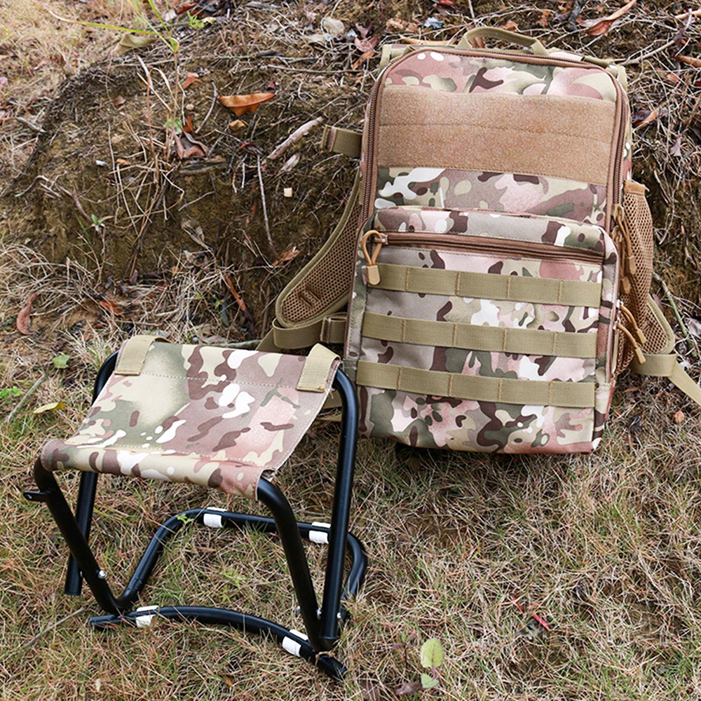 Sacs à dos de chasse avec chaise, sac de siège portable, tabouret