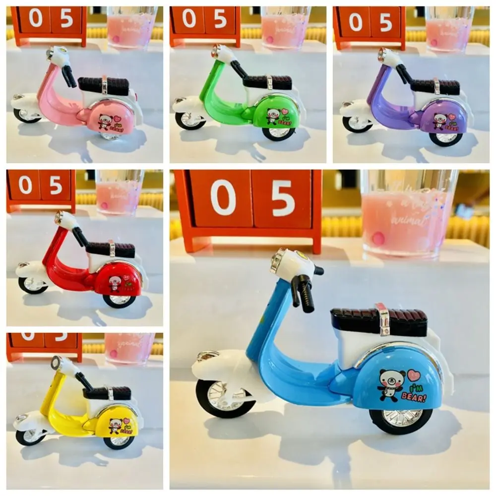 

Simulation Pull Back Motorcycle Toys Locomotive Colorful Motorcycle Model Alloy Mini Motorcycle Action Figures Girl