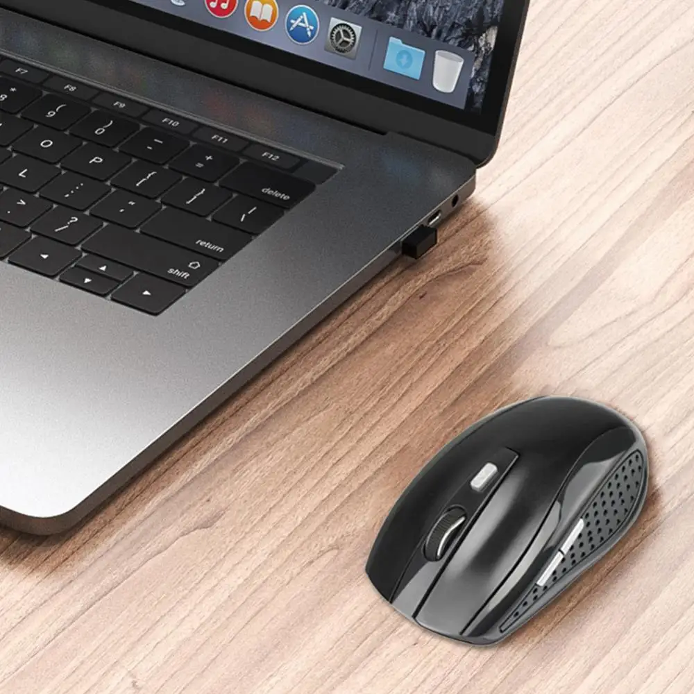 Aubess Adjustable DPI 6 Buttons Optical Gaming Mouse Gamer Wireless Mice with USB Receiver 2.4GHz_voghion.com