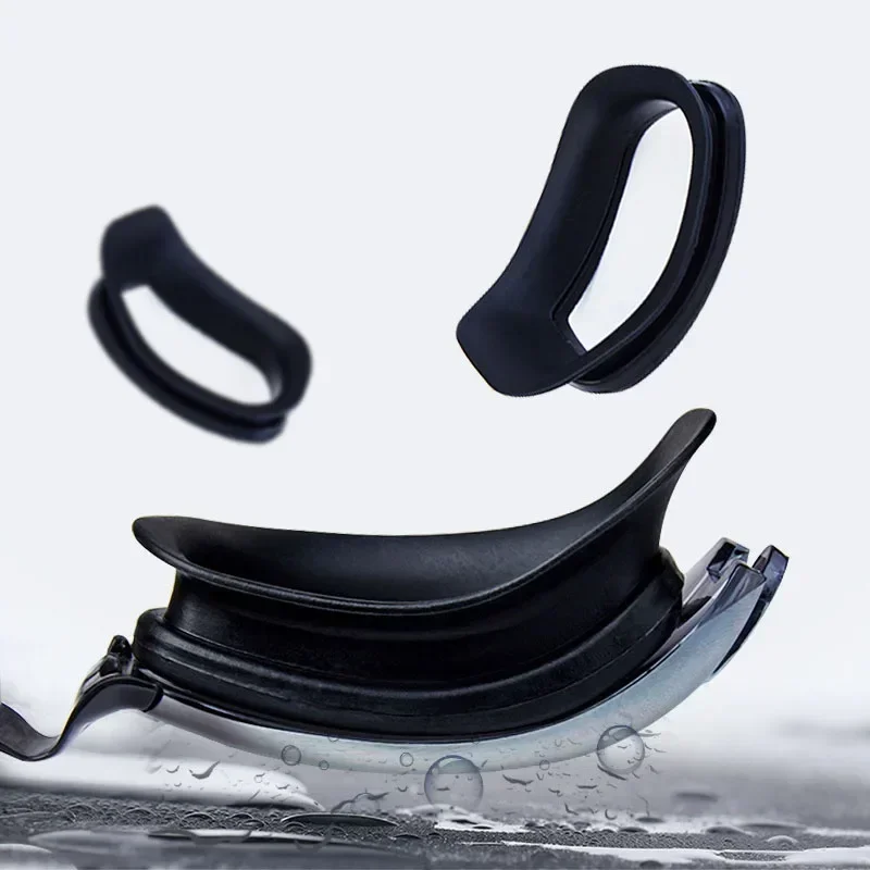 Professional Swimming Goggles Swimming Glasses with Earplugs Nose Clip Electroplate Waterproof Silicone Unisex Swimming Goggles 5