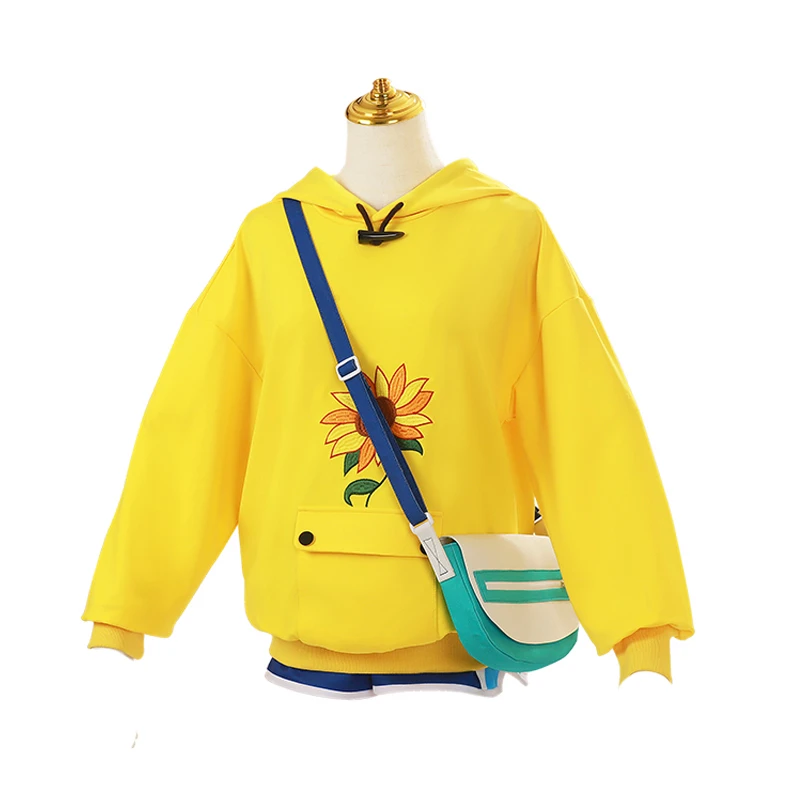 Sudadera con capucha de Anime WONDER EGG para hombre y mujer, traje de  Cosplay informal con capucha, Ohto Ai, color amarillo - AliExpress