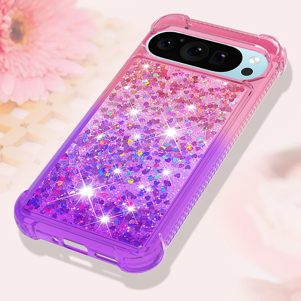 Bling Moving Liquid Glitter Waterfall Protective Phone Case