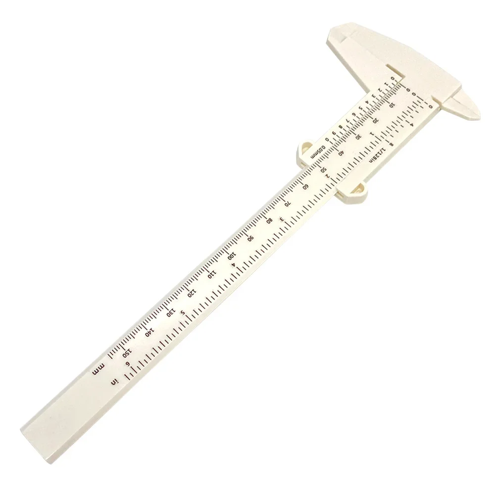 1PC vernier קליפר 0-150 מ "מ קליפר פלסטיק 0 מ" מ קליפר צמצם קוטר כלי מפתח 150