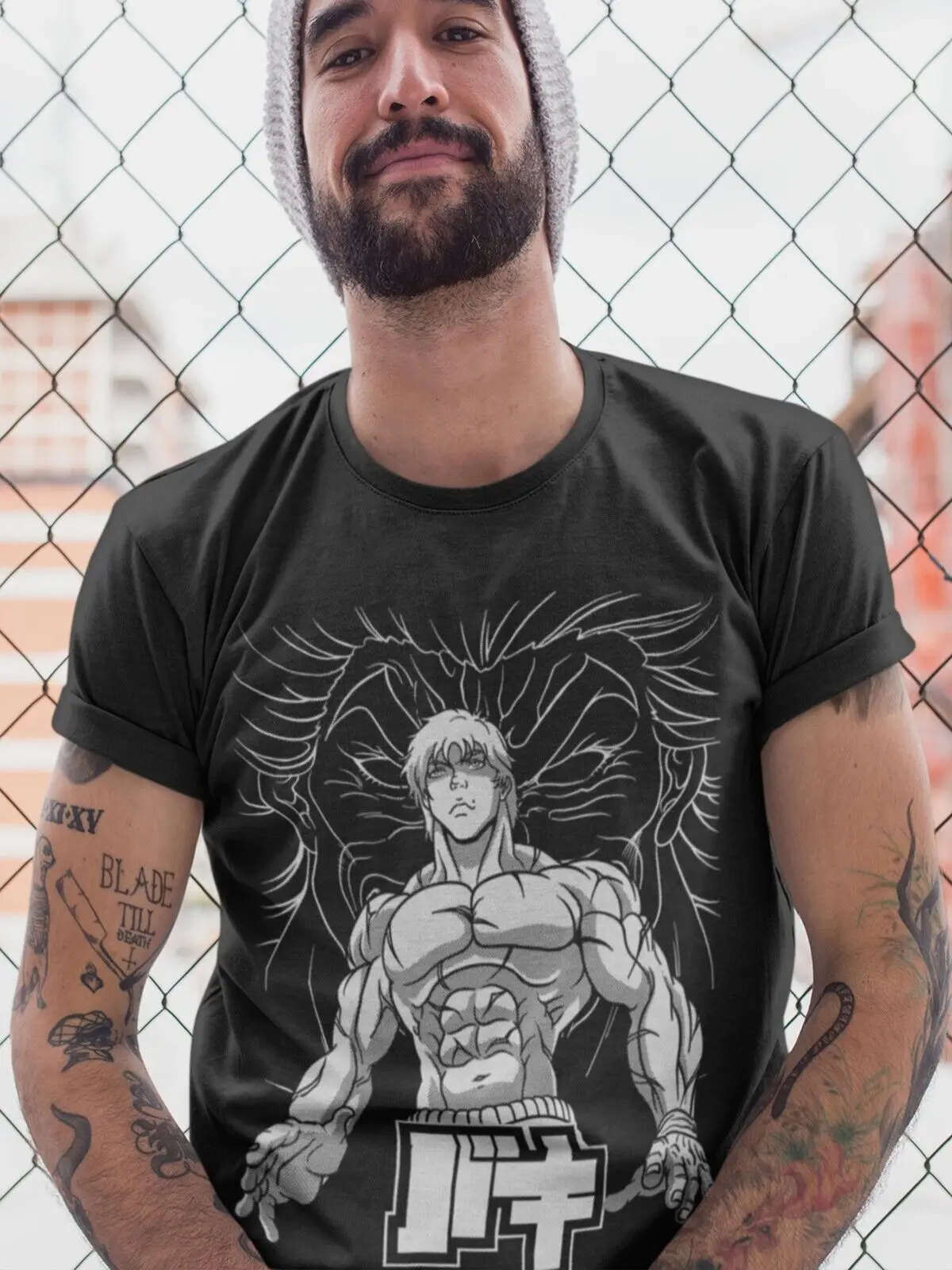 

Baki the grappler New T-shirt baki hanma,manga,anime,doppo,graphic Tee