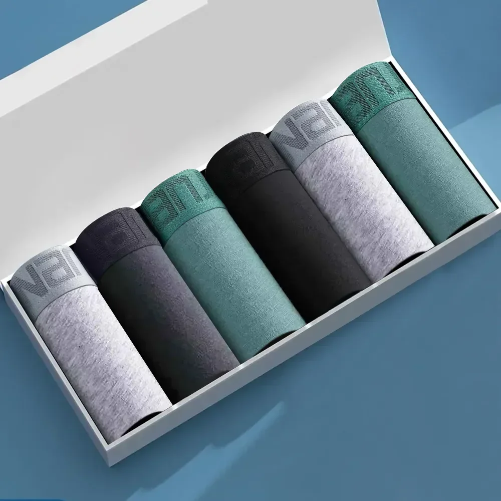 

Antibacterial Silk Classic Boxer Soft Breathable Underwear Underpants Comfortable Shorts Men's Milk Male Panties Men