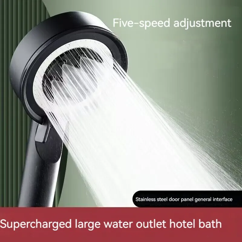 Shower Head 5 Modes Shower Head High Pressure Showerhead Portable Filter Rainfall Faucet Tap Bathroom Bath Home Innovative Accessories