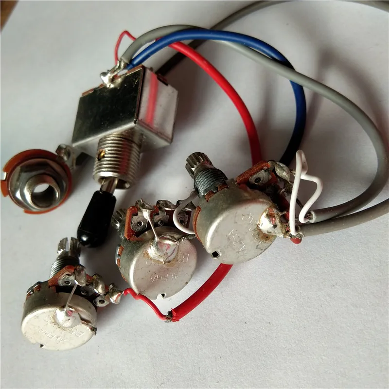 Electric Guitar and Bass Circuit, Electronic Circuit, JS B500k, Alpha A500k, Made in Korea, BJH-177, 2Pcs