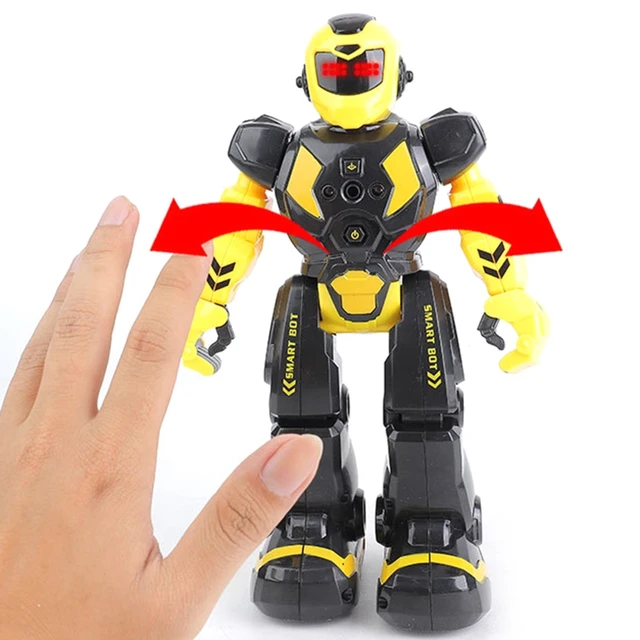 Remote Control Electric Intelligent Robocop Gesture Infrared Sensor Singing Dancing Cool Lights English Learning Robot Toy N0HD 2