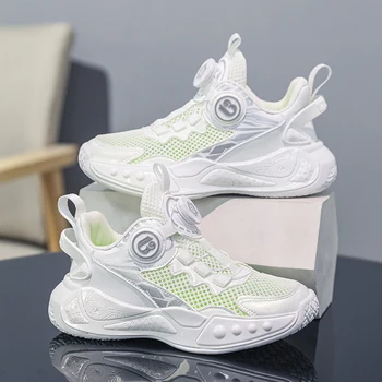 Fashion Kids Boy Running Sport Shoes Sneakers Children Outdoor Lightweight Breathable Footwear Mesh running anti slip