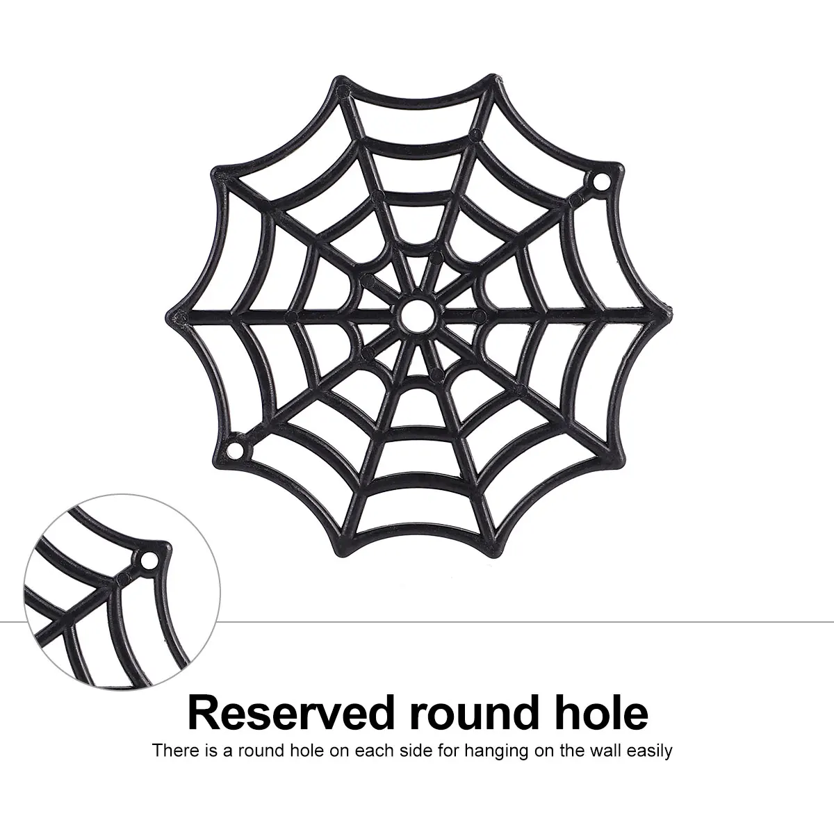 Web Spider Speelgoed Wanddecoraties Zwart Decors Spinneweb Onderzetters Spinnen Feest Decor Zwart Lichtgevend