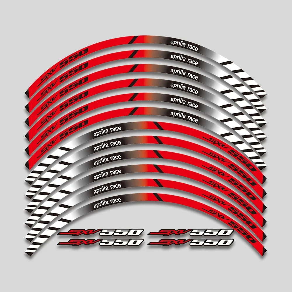 

Аксессуары для мотоциклов Aprilia SXV550 SXV 550 17 дюймов, наклейки, обод, шины, водонепроницаемые наклейки, колеса, ступицы, светоотражающие полосы, набор