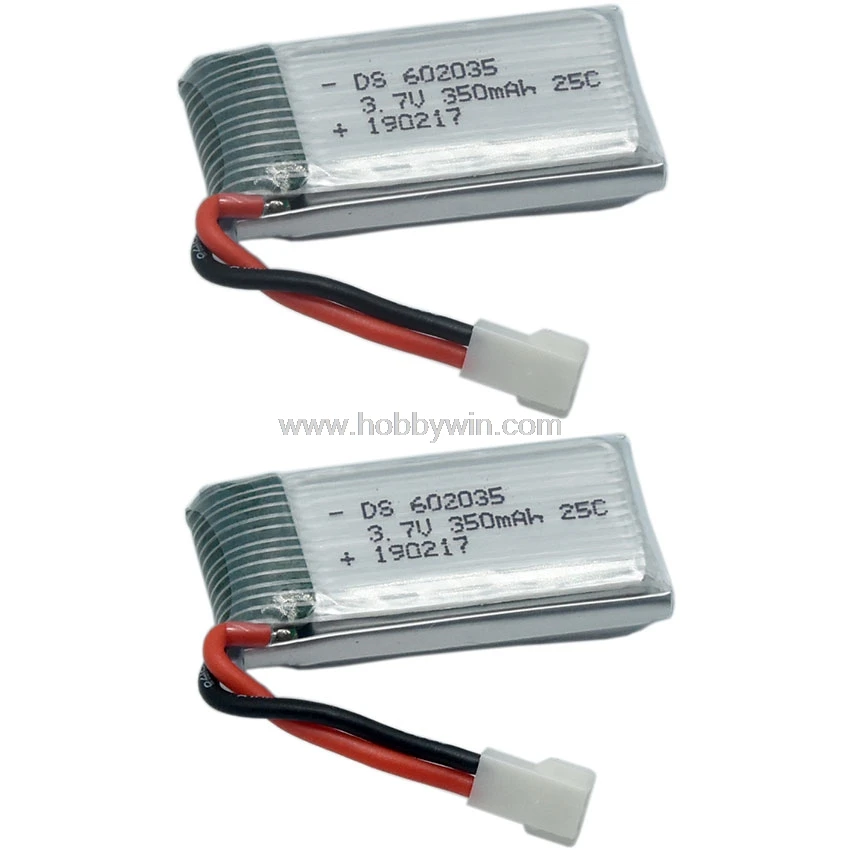 

2P 3.7V 1S 350mAh 25C LiPO Battery MX2.0-2P plug for mini size FPV Drone RC Helicopter