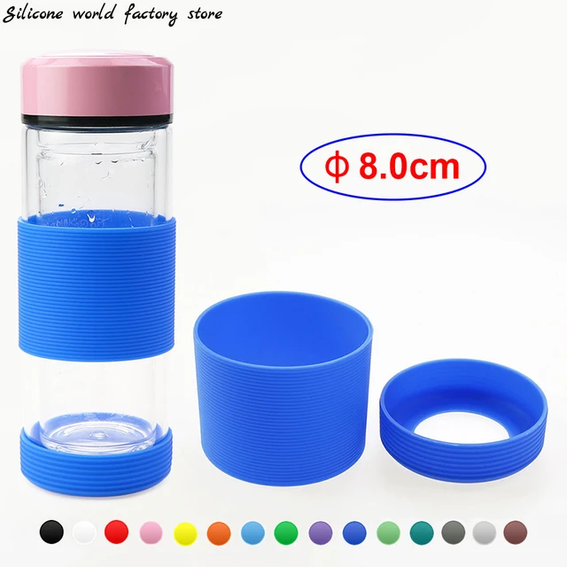 8cm Silicone Cup Sleeve Space Pot Silicone Boot Rubber Bottom Pad 32-40oz  Universal For Water Bottle Kitchen Without Sucker - AliExpress