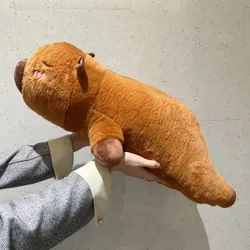Kawaii Capybara Plush Toy - Fluffy Soft Pillow & Cozy Sofa Cushion for Napping & Gift Giving (Capybara pillow)